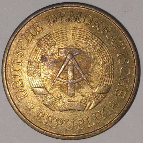 1969 - 20 PFENNIG - GERMANY - DEMOCRATIC REPUBLIC (Brass) KM#11